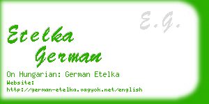 etelka german business card